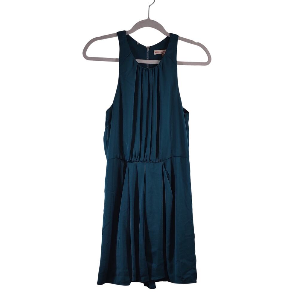 Rebecca Taylor Teal Cocktail Dress, Size 4